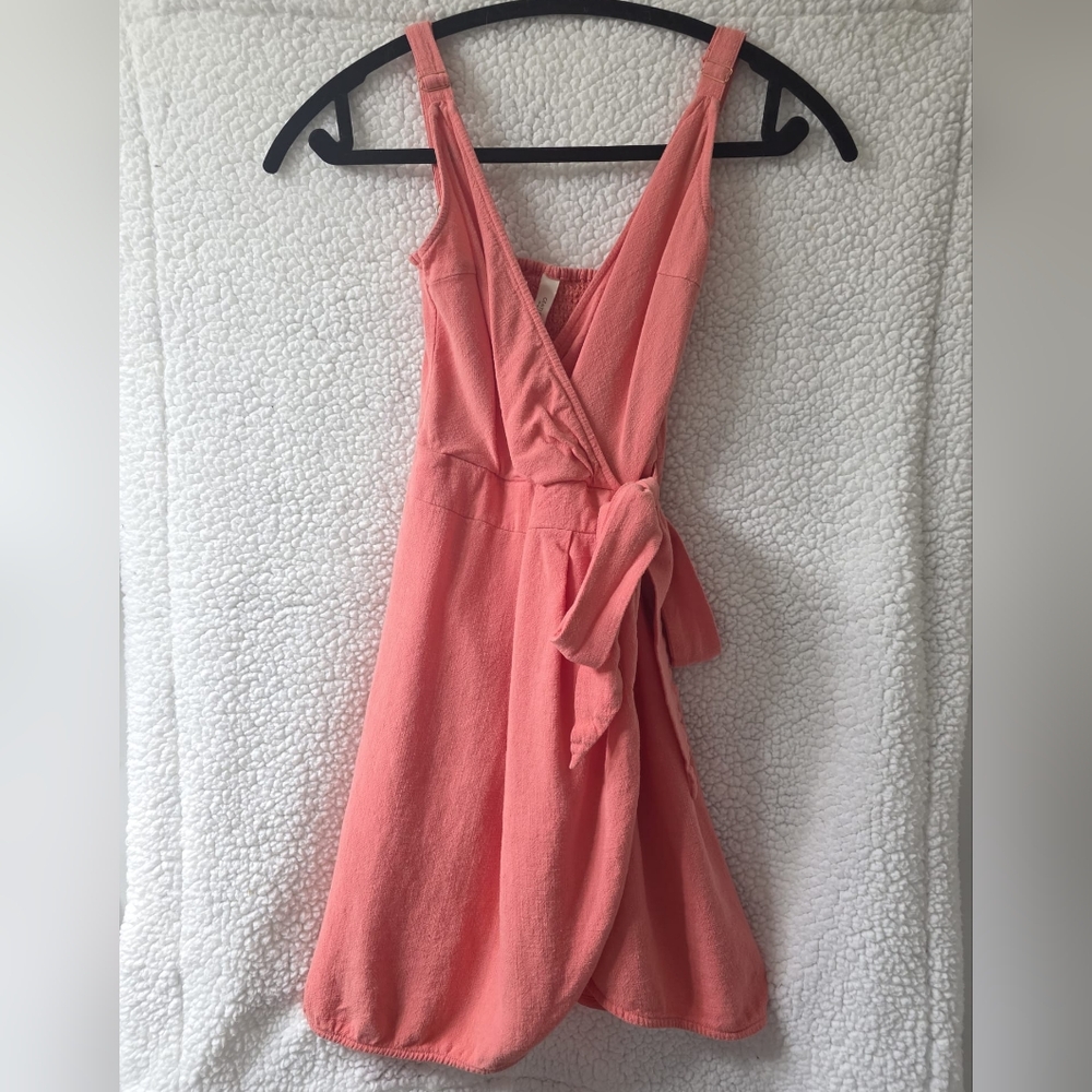 Gentle Fawn Coral Wrap Around Dress